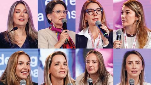 Algunas de las exponentes del liderazgo femenino durante el Gran Foro Mujeres 2024.