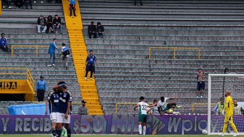 Imagen del partido entre Millonarios y Deportivo Cali.
