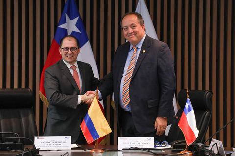 Frenar la expansión del Tren de Aragua e impactar el patrimonio ilegal, entre los temas de la reunión del Fiscal Barbosa se reunió con su homologo en Chile