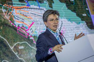 La alcaldesa Claudia López intervino en la Asamblea Anual de afiliados de Camacol Bogotá Cundinamarca.