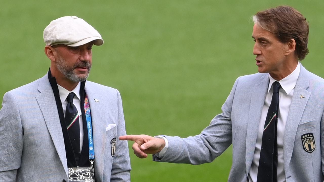 Vialli fue asistente de Roberto Mancini en la consecusión de la Eurocopa 2021 con Italia