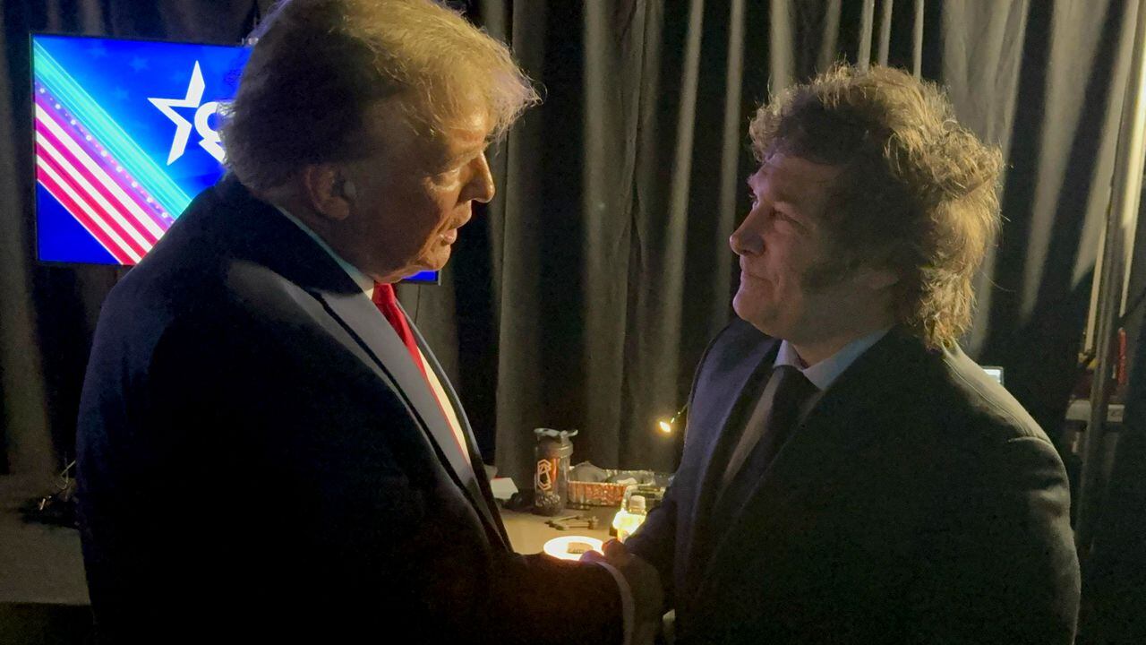 Donald Trump y Javier Milei.