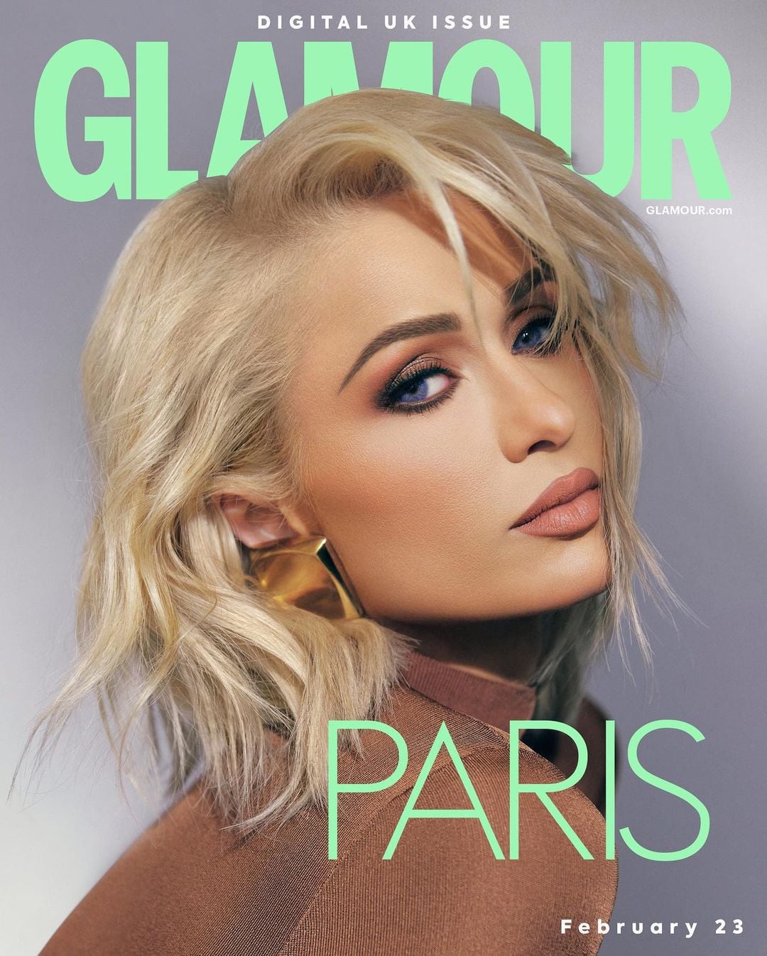 Paris es la invitada principal de la nueva edición de la revista Glamour. Foto: Instagram @parishilton.