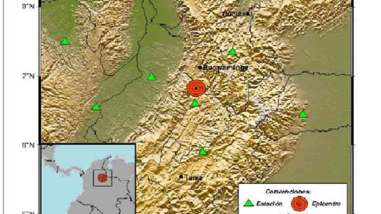 Temblor en Colombia