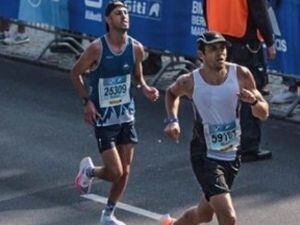 Nicolás Santos campeón de la media maratón de Miami. El título lo consiguió el domingo 6 de febrero.