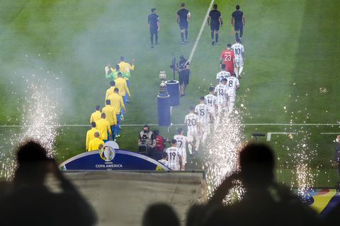 Final Copa América 2021, AP. (AP Photo/Silvia Izquierdo)