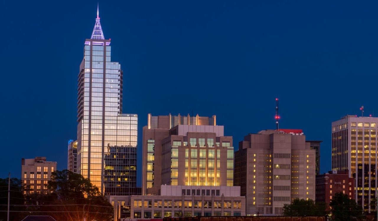 Raleigh en Carolina del Norte, es una de las cinco ciudades de Estados Unidos donde es mejor trabajar