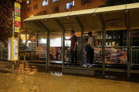 Hong Kong se ha enfrentado a fuertes inundaciones desde el 1° de septiembre.