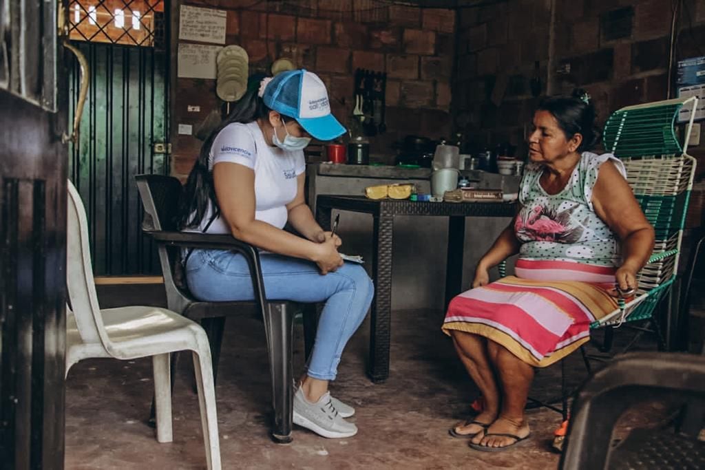 A través del programa Villavicencio Saludable, se atiende casa a casa, a las comunidades más vulnerables.