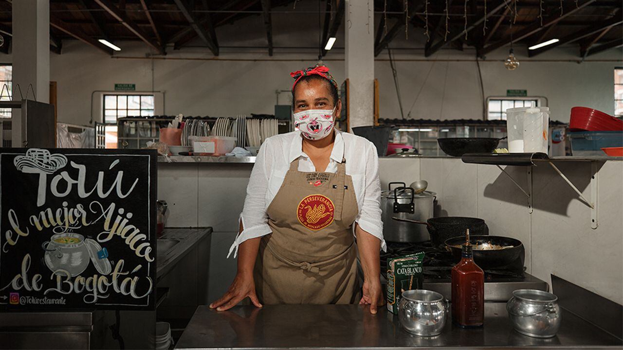 La perseverancia: así es la gastronomía colombiana en una plaza de mercado