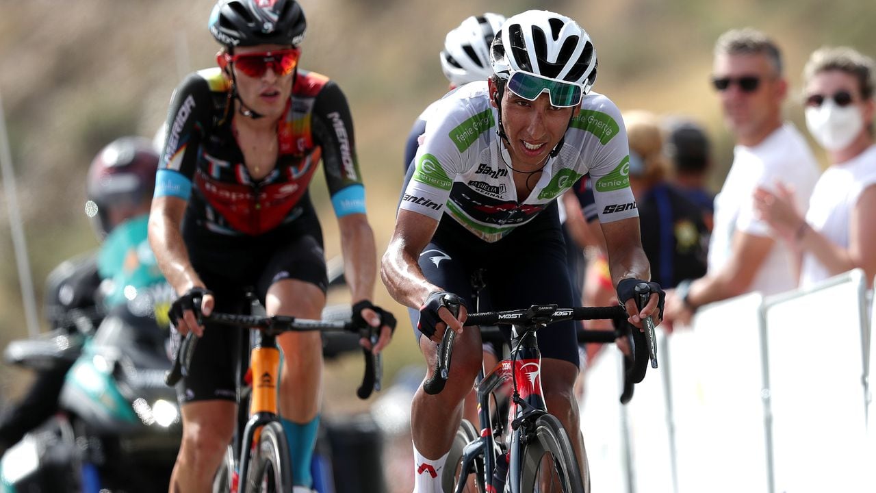 Egan Bernal en la Vuelta a españa