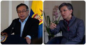 La alcaldesa de Bogotá respaldó la gestión que ha hecho el presidente de la República, Gustavo Petro.