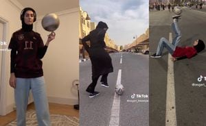 Maymi Asgari es una practicante de 'freestyle' que es sensación en Qatar.