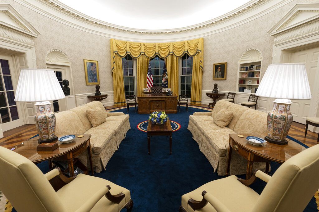 Este es el nuevo aire que decidió darle el presidente Joe Biden a su nueva oficina.