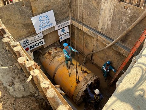 El Acueducto de Bogotá adelantó la construcción del túnel de la línea Tibitoc–
Casablanca