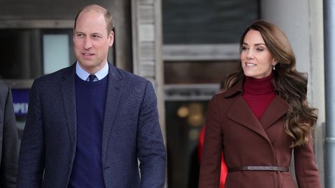 El príncipe y la princesa de Gales, William y Kate Middleton, están distanciados en plena fecha de San Valentín. Foto: Getty Images - Chris Jackson.