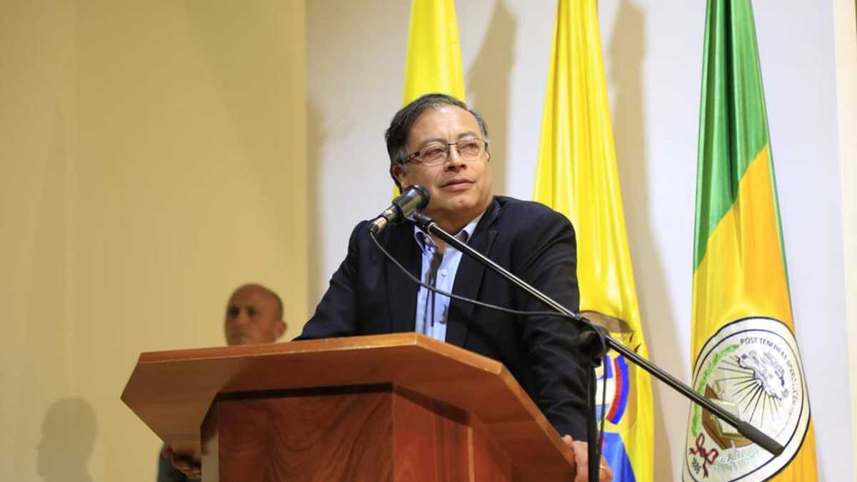 Gustavo Petro en la Universidad Externado de Colombia. 26/07/2022.
