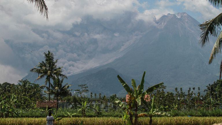 In pictures: Mount Merapi eruption in Indonesia