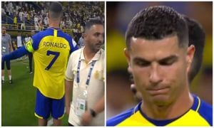 Cristiano Ronaldo, enojado tras eliminación de Al-Nassr por la Copa del Rey de Campeones.