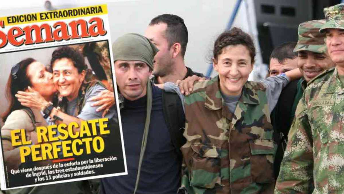 Esta fue la portada de SEMANA que narró la historia de la liberación de Íngrid Betancourt, tres norteamericanos y 11 policías y soldados colombianos.