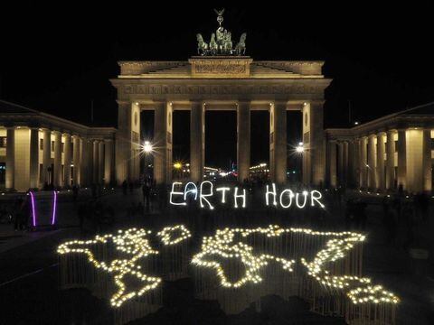 Celebración de la hora del planeta en el mundo