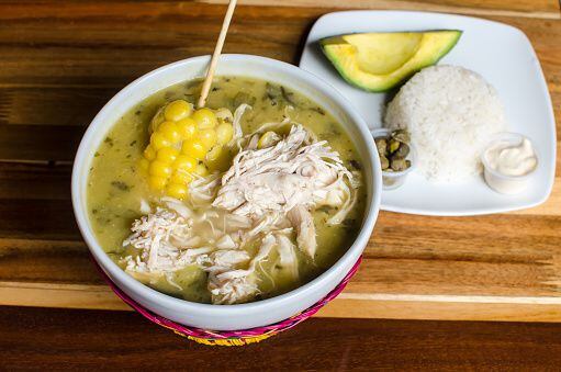 Es un plato típico colombiano.