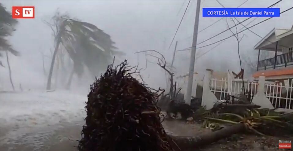 Los estragos del huracán Iota en San Andrés