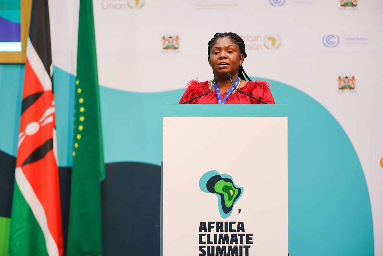 La vicepresidenta se encuentra participando en la Cumbre Climática en África.