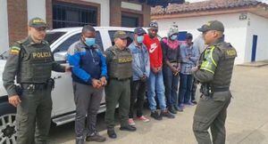 Capturan a presuntos integrantes de red de tráfico de migrantes en el Valle del Cauca.