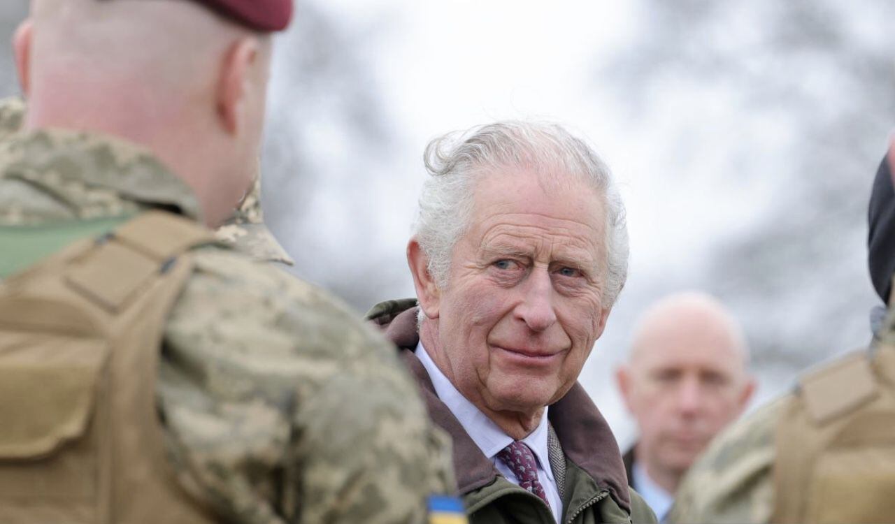 Con esta visita, el Rey Carlos III buscaba subirle la moral a los soldados ucranianos que reciben entrenamiento en Reino Unido.