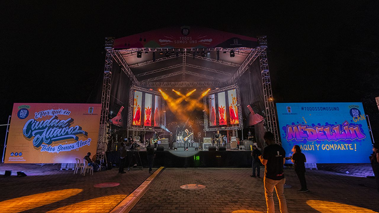 Imagen del Festival Altavoz. Cortesía de la Secretaría de Cultura Ciudadana de Medellín.