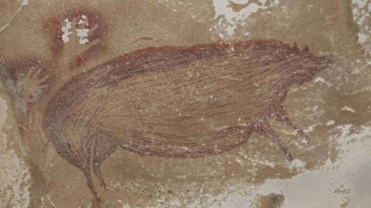 Pintura rupestre más antigua de un animal