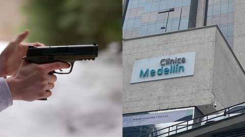 Ataque armado en Clínica de Medellín.
