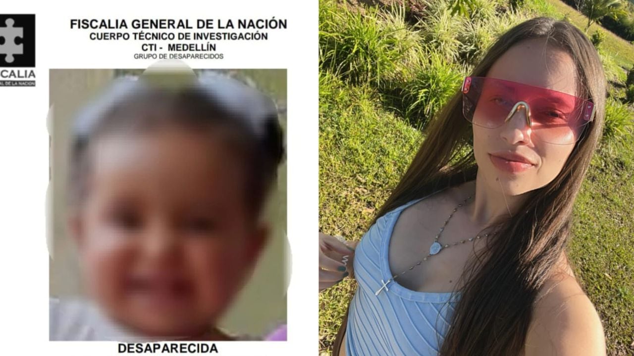 ¿Era un montaje la desaparición de la bebé desaparecida en Medellín? Tía influencer de la menor se pronunció.