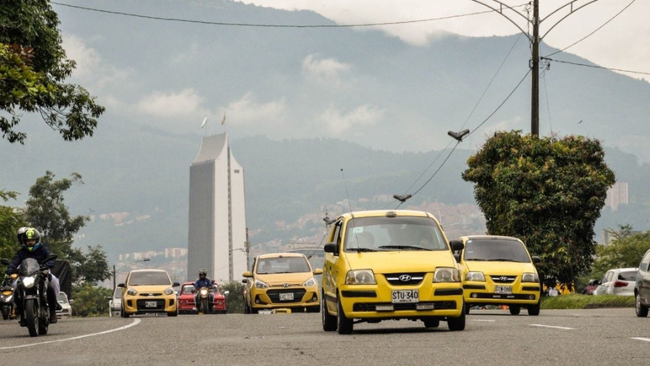 Vía de Medellín en la que regirá el pico y placa este doce de septiembre.