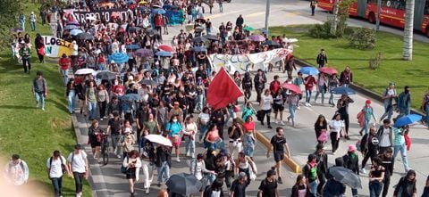 Protestas en la Universidad Nacional