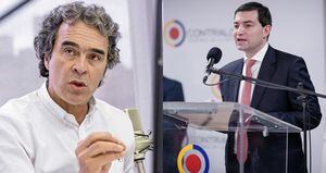 Precandidato Sergio Fajardo y Carlos Felipe Córdoba, contralor general de la Nación