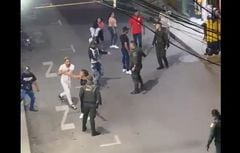 Pelea entre Policía y ciudadanos en Segovia
