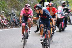 Daniel Martínez y Egan Bernal