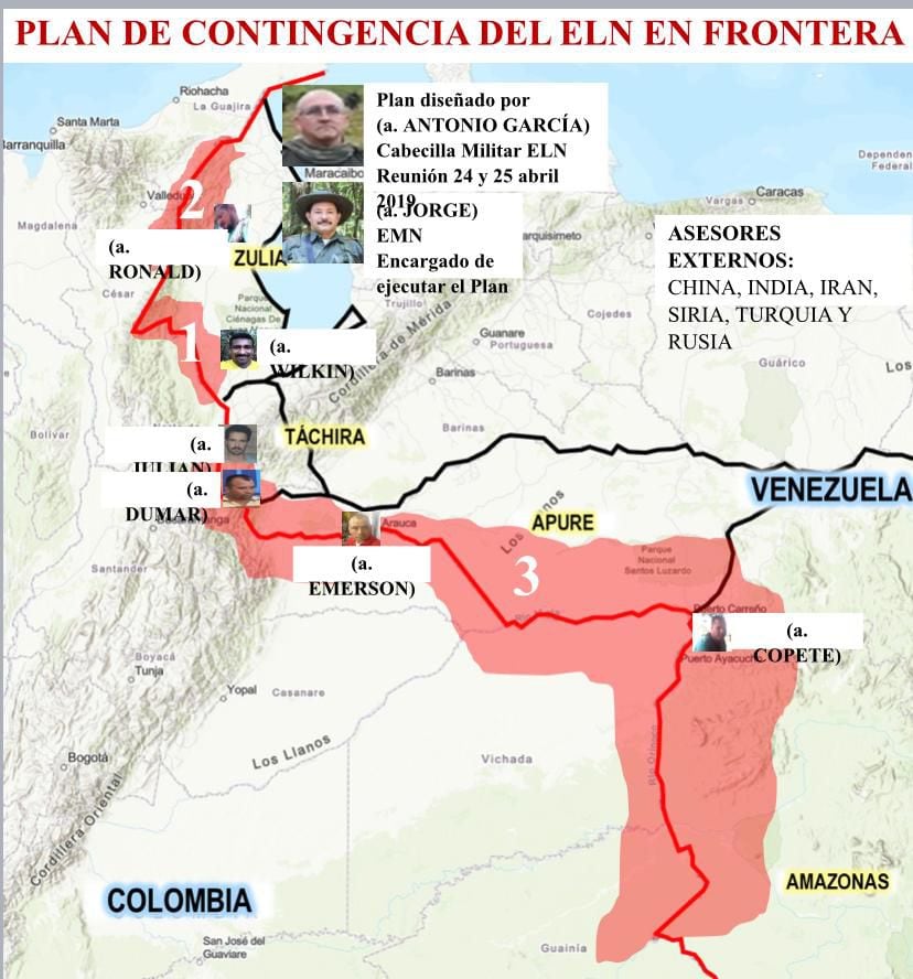 Plan de contingencia del ELN en la frontera Colombia - Venezuela