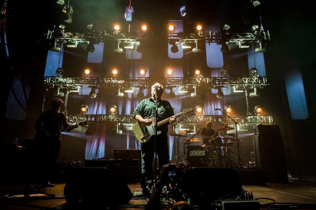 A CORUNA, SPAIN - OCTOBER 26: Pixies perform on stage at Coliseum A Coruña, on October 26, 2019 in A Coruna, Spain. (Photo by Cristina Andina/Redferns)