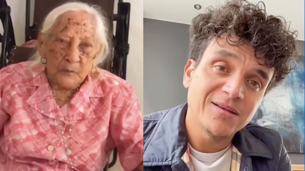 La abuela Ana Castro y el cantante Silvestre Dangond