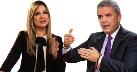 Vicky Dávila entrevista al presidente Iván Duque
