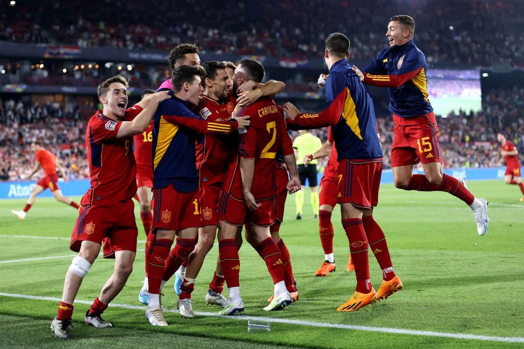 España vs Croacia, en la final de la Liga de Naciones de la UEFA 2023.