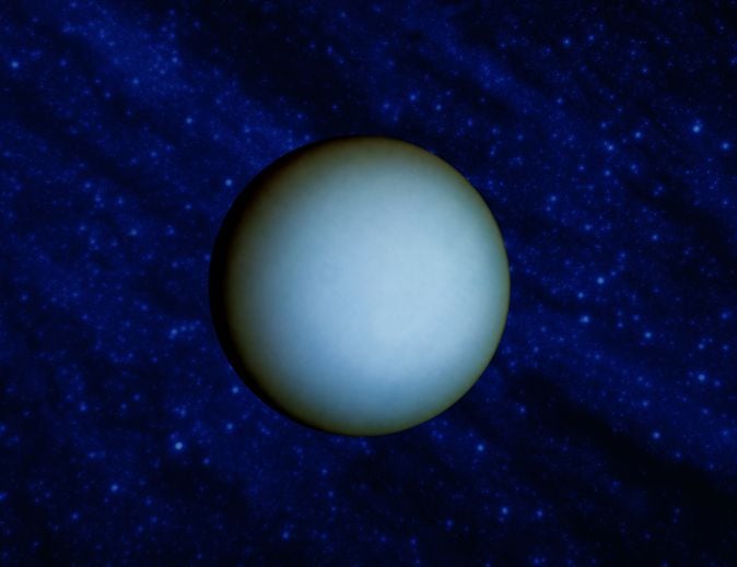 Foto de referencia sobre Urano