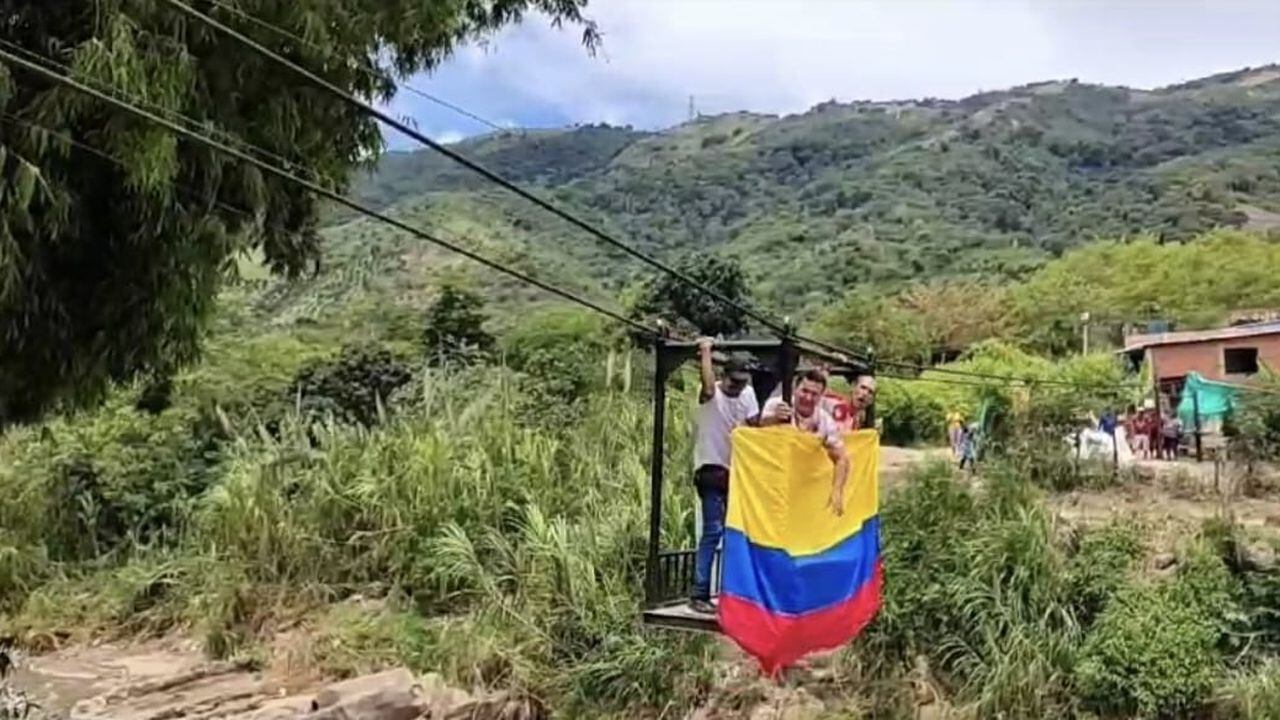 Teleférico entre Girón y Bucaramanga.