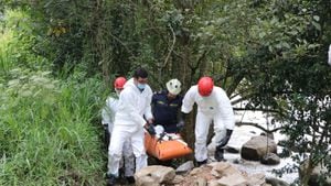 El cadáver fue rescatado por el cuerpo de Bomberos de Bucaramanga.