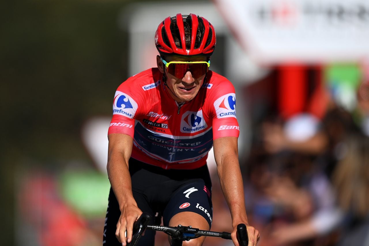 Remco Evenepoel aguantó los ataques de sus rivales en la Vuelta a España 2022.