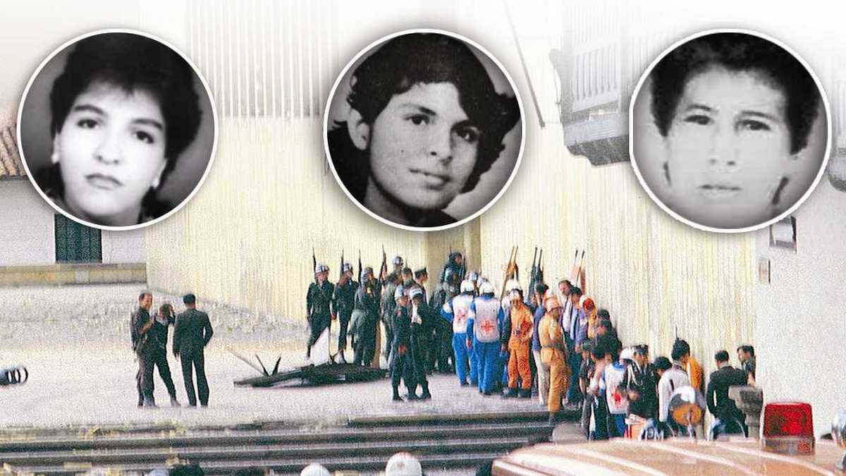 Cristina Guarín, Luzy Amparo y Luz Mary son tres de las 11 desaparecidas del Palacio de Justicia. 