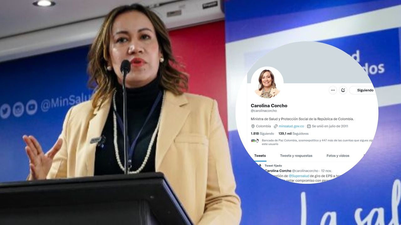 Cuenta de Twitter de la ministra de salud, Carolina Corcho, fue hackeada.